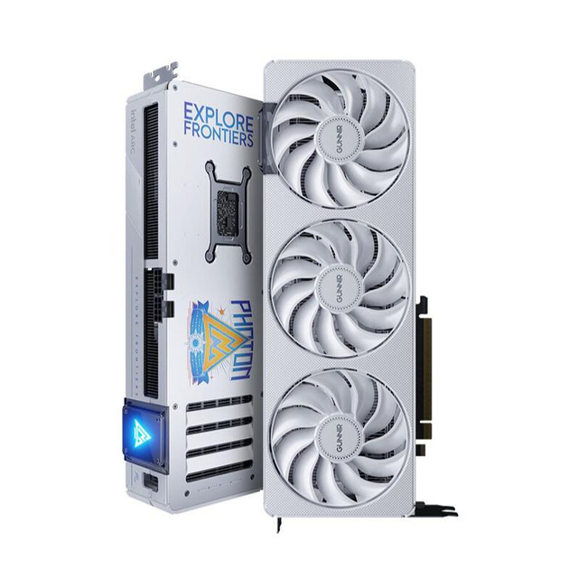 New GUNNIR Arc B580 Photon 12G OC W Computer Desktop GPU GDDR6 12GB Gaming Video Card Gaming PC Desktop