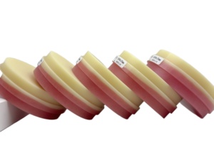 Alta qualità <span class=keywords><strong>PMMA</strong></span> materiali di consumo dentali per laboratori doppio colore disco CAD CAM blocchi manuale alta adsorbente materiali per protesi - Product Image 2