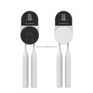 Portaspazzolini da Parete all'Ingrosso per Uso Domestico Mini Ricaricabile per Coppia con Sterilizzatore UV e Timer - Product Image 5