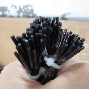 Estensioni di <span class=keywords><strong>Capelli</strong></span> Umani Brasiliani 100% Remy Naturali Lisci, Cheratina Grezza a Doppio Spessore, Punta a I, Vendita all'Ingrosso XCHair LA627 100g/Confezione - Product Image 3