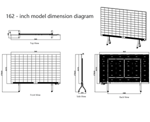 P1.87 <span class=keywords><strong>162</strong></span> SMD thông minh TV LED hiển thị đầy đủ màu sắc kích thước nhỏ HD độ phân giải trong nhà trung tâm mua sắm Áp phích kỹ thuật số cửa hàng bán lẻ - Product Image 2