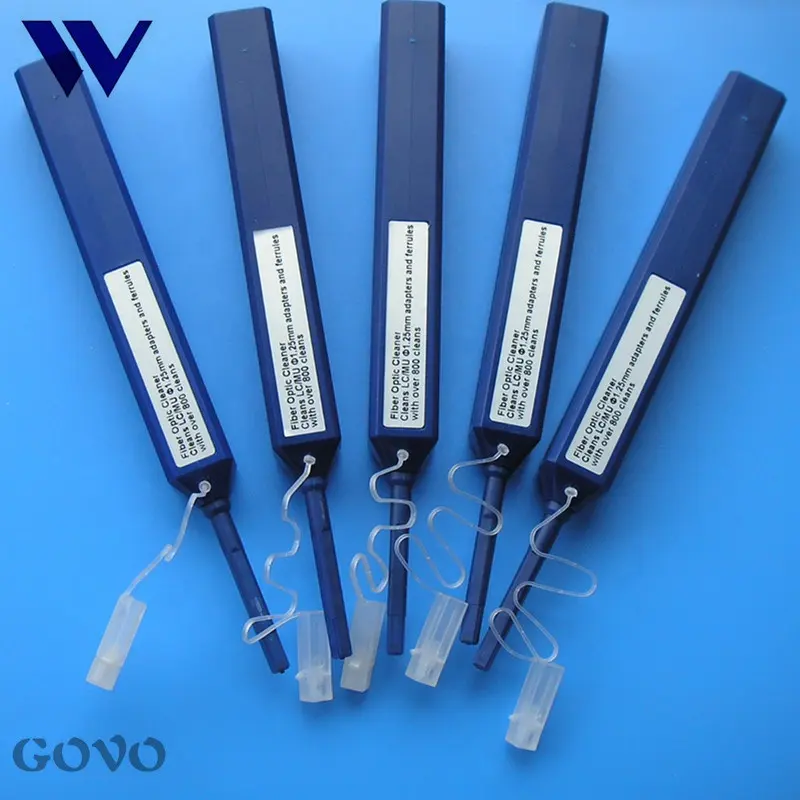 GOVO Fiber Cleaner SC FC LC ST connector cleaner fiber optic one click pen