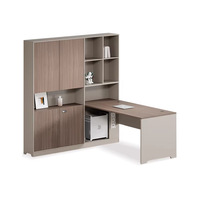 Bureau d'angle en L de direction, vente en gros d'usine, personnalisable pour usage professionnel