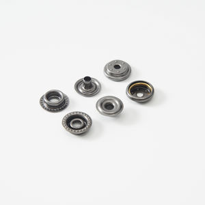 Yüksek kaliteli oyulmuş Botones raptiye özel Logo naylon Metal basın plastik yapış düğmeler giyim için bayan cüzdanı - Product Image 4