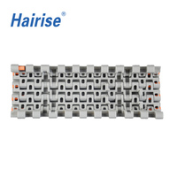 Convoyeur à bande modulaire à plateau plat série Hairise Har1505 avec courroie à courroies plates et courroie à courroies à pointes, pièce de convoyeur pour ligne de production