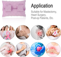 Coussin de mastectomie pour la récupération post-opératoire, coussin de ceinture de sécurité de voiture avec design tricoté pour le soin après une chirurgie mammaire
