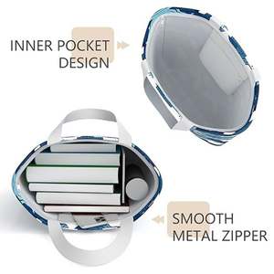 Bolsa de Mano de Lona de Algodón Orgánico Ecológica, con Logotipo Personalizado Impreso, Reciclable, Reutilizable, para Compras y Promociones - Product Image 3