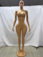 Bikini brasileño curvy talla grande para mujer, ropa de playa, maniquí de cuerpo completo sin cabeza en pose de pie, sexy traje de baño.