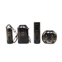 Lampe torche UV à LED rechargeable en gros Mini lampes de poche porte-clés multi-formes Corps de lampe en alliage d'aluminium