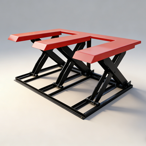 Elektrische hydraulische schaarhoogwerker met stevige veiligheidsbeugel - Product Image 1