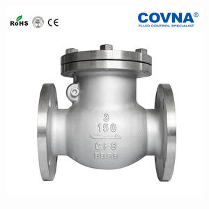 Válvula de Retención Horizontal de Acero Inoxidable Tipo Oscilante 304 con Brida para Bomba de Agua de Cierre Lento con Certificación de Norma Nacional - Product Image 5