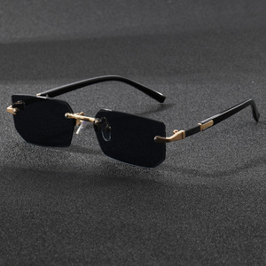 Gafas de Moda Cuadradas Sin Marco para <span class=keywords><strong>Hombre</strong></span> y Mujer - <span class=keywords><strong>Lentes</strong></span> Anti-Reflejantes, Bisagras Metálicas, Ligeras N2604284 - Product Image 1