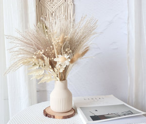 Bouquet de roseaux des marais séchés, 1 Bouquet d'herbe, Mini, plantes séchées, pour Arrangement en pincettes - Product Image 4