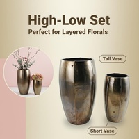 Pot Keramik dengan Lubang Drainase, Finishing Berlapis, Tahan Lama untuk Penggunaan Dalam/Luar Ruangan, Lantai & Taman, untuk Bunga/Tanaman Hijau