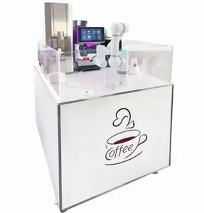Bras de robot 6 axes faisant du fabricant de crème glacée Robot distributeur de café et de thé
