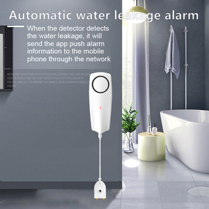 เซ็นเซอร์ตรวจจับการรั่วไหลของน้ำอัจฉริยะ Tuya WiFi - สัญญาณเตือนในพื้นที่ 80dB และแจ้งเตือนผ่าน<span class=keywords><strong>แอ</strong></span>ปพลิเคชัน เชื่อมต่อกับวาล์วปิดอัตโนมัติ ใช้พลังงานจากแบตเตอรี่ - Product Image 6