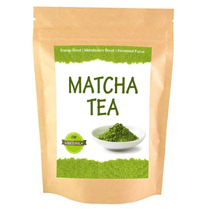 Poudre de matcha biologique pure de qualité cérémonielle en vrac, 50 grammes, sachets en vrac dans un emballage en sac/boîte, durée de conservation de 24 mois - Product Image 1