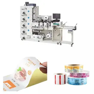 Automatische Multi-Color Flexo Drukmachine Voor Papieren Beker Wegwerp Papieren Beker Printer Papieren Bekerdrukmachine