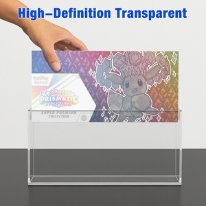 Protector <span class=keywords><strong>de</strong></span> Tarjetas Pokémon Acrílico con Protección UV, Estuche SPC Acrílico para Tarjetas Pokémon Prismatic Evolutions <span class=keywords><strong>Eevee</strong></span>, Cajas <span class=keywords><strong>de</strong></span> Colección Super Premium - Product Image 4