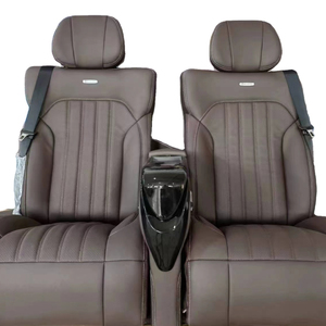 Siège de voiture d'aviation de luxe personnalisé en cuir artificiel professionnel avec ventilation, chauffage et massage pour GLS MERCEDES - Product Image 1