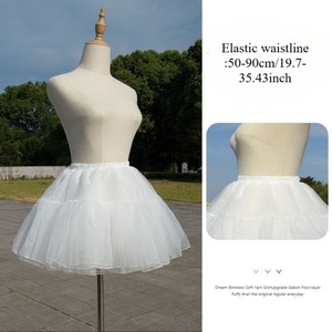 <span class=keywords><strong>Jupon</strong></span> en tulle élégant pour femme avec technique à volants <span class=keywords><strong>sous</strong></span> la <span class=keywords><strong>robe</strong></span> Jupes en forme de slip gonflé fluide - Product Image 3