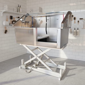 Bañera Económica <span class=keywords><strong>de</strong></span> Acero Inoxidable para <span class=keywords><strong>Perros</strong></span>, Bañera para Mascotas para Peluquería Canina y Cuidado <span class=keywords><strong>de</strong></span> Mascotas - Product Image 1