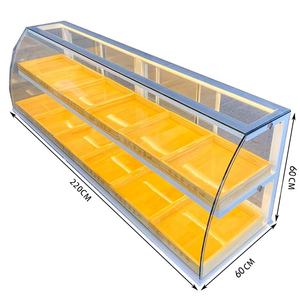 Vari tipi da tavolo vetrine di vetro per pasticceria cibo secco cibo da forno articoli da forno in bar Bread Shop o supermercato - Product Image 1