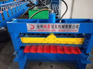 Venta caliente Ibr <span class=keywords><strong>Trapezoidal</strong></span> Teja que hace la máquina <span class=keywords><strong>Precio</strong></span> Metal Ibr Roof Sheet Roll Forming Machine - Product Image 4