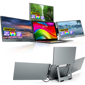 Màn hình di động ba màn hình 14 inch là "công cụ ma thuật" đạt được đỉnh cao của năng suất di động. - Product Image 1