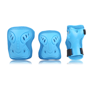 Ensemble de protection pour skateboard et patins à roulettes, 2 pièces, en spandex et nylon, protection de base pour adultes, patinage, cyclisme, genou, coude et main - Product Image 5