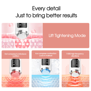 Dispositivo di Bellezza per il Viso con Massaggiatore Facciale, Prodotti di Bellezza con Fototerapia e Compressione Calda per Uso Domestico - Product Image 2