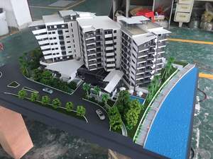 モデルツリー付きミニチュアモデルハウス、3Dモデルハウスキット - Product Image 2