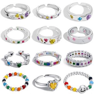 Anillo de Compromiso y Promesa de Eternidad Dylam de Plata de Ley con Circonita Cúbica 8A de Corte Radiante, Joyería Fina de Moda - Product Image 6