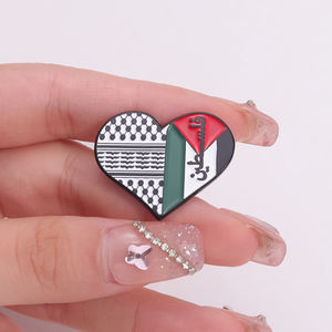 Venta al por mayor Vintage esmalte sandía hoja <span class=keywords><strong>de</strong></span> Río broche Pin forma redonda mochila Pin insignia encanto joyería accesorios regalo - Product Image 4