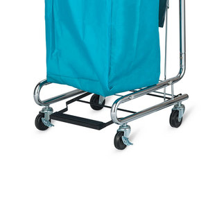 Good <b>Steps</b> Hospital Waste Trolley 55x49x22.5 Cm Chrome Plated Iron Mobile Tool Cart - Product Image 2