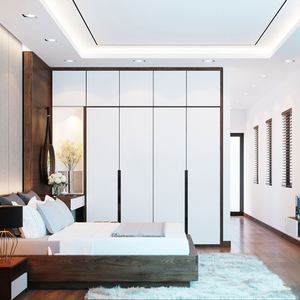 Armoire en bois moderne de haute qualité, résistante à l'humidité, en panneau HDF, vente chaude - Product Image 2