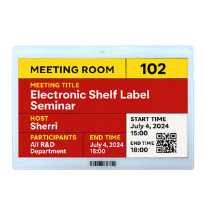 Module d'affichage E-Ink, étiquette électronique de rayonnage, signalétique de bureau, faible consommation d'énergie / affichage de bureau sans papier écoénergétique - Product Image 1