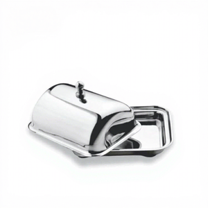Recipiente Rectangular de Acero Inoxidable para Alimentos con Tapa Metálica, Recipiente con Tapa para Calentar y Servir - Product Image 5