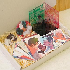 The Summer Hikaru Died Acrylic Diorama Stand Set Anime Figure Display Decor Sweet Bl <span class=keywords><strong>Manga</strong></span> Valentine S Gift for Fans - Product Image 1