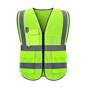 Chaleco de Seguridad Reflectante Impermeable de Alta Visibilidad para Trabajo en Laboratorio para Hombre - Product Image 1