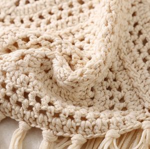 2024 bohème <span class=keywords><strong>Crochet</strong></span> creux tricoté gland bretelles ample col en v court sans manches Style ethnique Sexy femmes <span class=keywords><strong>gilet</strong></span> - Product Image 5