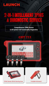 Outil TPMS professionnel CRT7011X CRP909X CRP909E Plus CRT5011E avec 4 capteurs de pneus offerts CRT7011X TPMS - Product Image 5