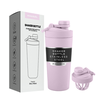 Nouvelle tasse isotherme sous vide à double paroi en acier inoxydable 304, compartiment inférieur à double usage, pour le sport, modèle 2025