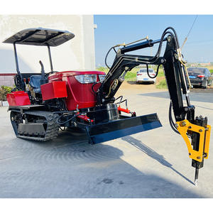 Fabriekslevering Landbouw Roterende Helmstok Crawler Cultivators Tractor 20 30 35 50 60 Pk Motoren 60 Pk Opties Beschikbaar - Product Image 2