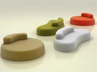 Vakuumkomprimiertes Sofa mit Hochdichteschaumstoff, Komprimierte Verpackung, Modernes Geschwungenes Wohnzimmersofa
