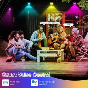 Lámpara Solar RGB para Jardín, Focos LED para Exteriores - Product Image 3