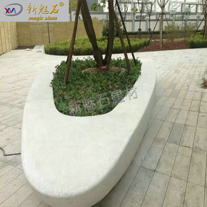 New Magic Stone Grc Flower Beds 3Cm Thick Petal Shaped <b>Cement</b> Planting Beds For Outdoor Spaces - Product Image 3