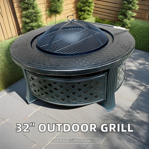 <span class=keywords><strong>Table</strong></span> <span class=keywords><strong>de</strong></span> foyer extérieure moderne en acier avec revêtement en poudre, foyer portable pour bois <span class=keywords><strong>de</strong></span> chauffage et charbon <span class=keywords><strong>de</strong></span> bois - Product Image 3