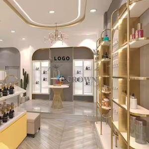 Incense showcase Retail Makeup Countermart Makeup Irregular Shop <strong>Pl</strong> Chain Shop Perfume Display Cabinet OEM - Product Image 6