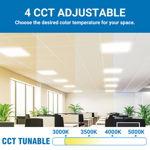 Novo Design Office Shop Escola Dimmable Iluminação 2ft 4ft 20w 30w 40w 50w Quadrado Levou Teto Recesso Painel Luz - Product Image 3